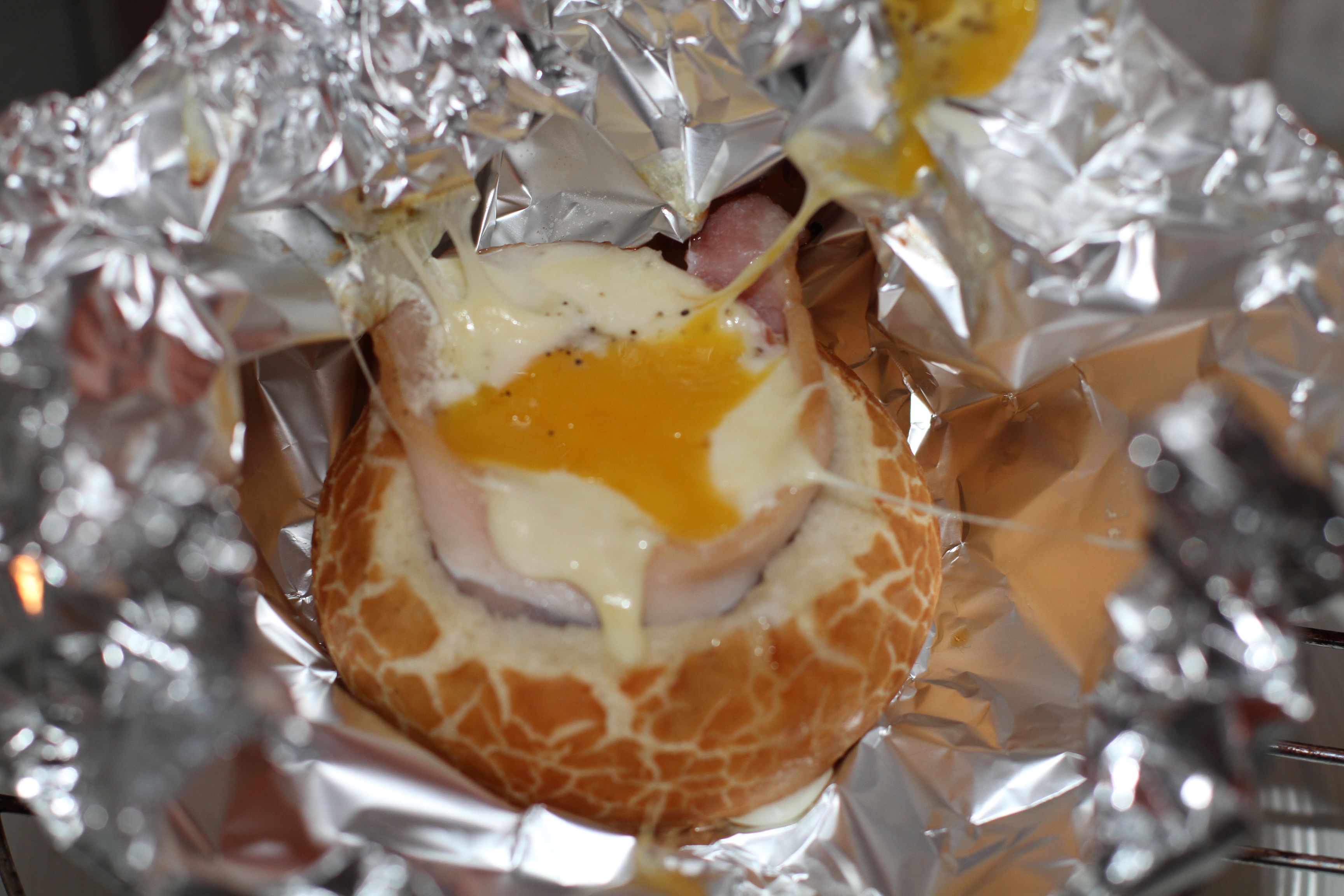 Jajko pieczone z bekonem