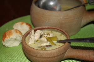 zupa z zielonym curry